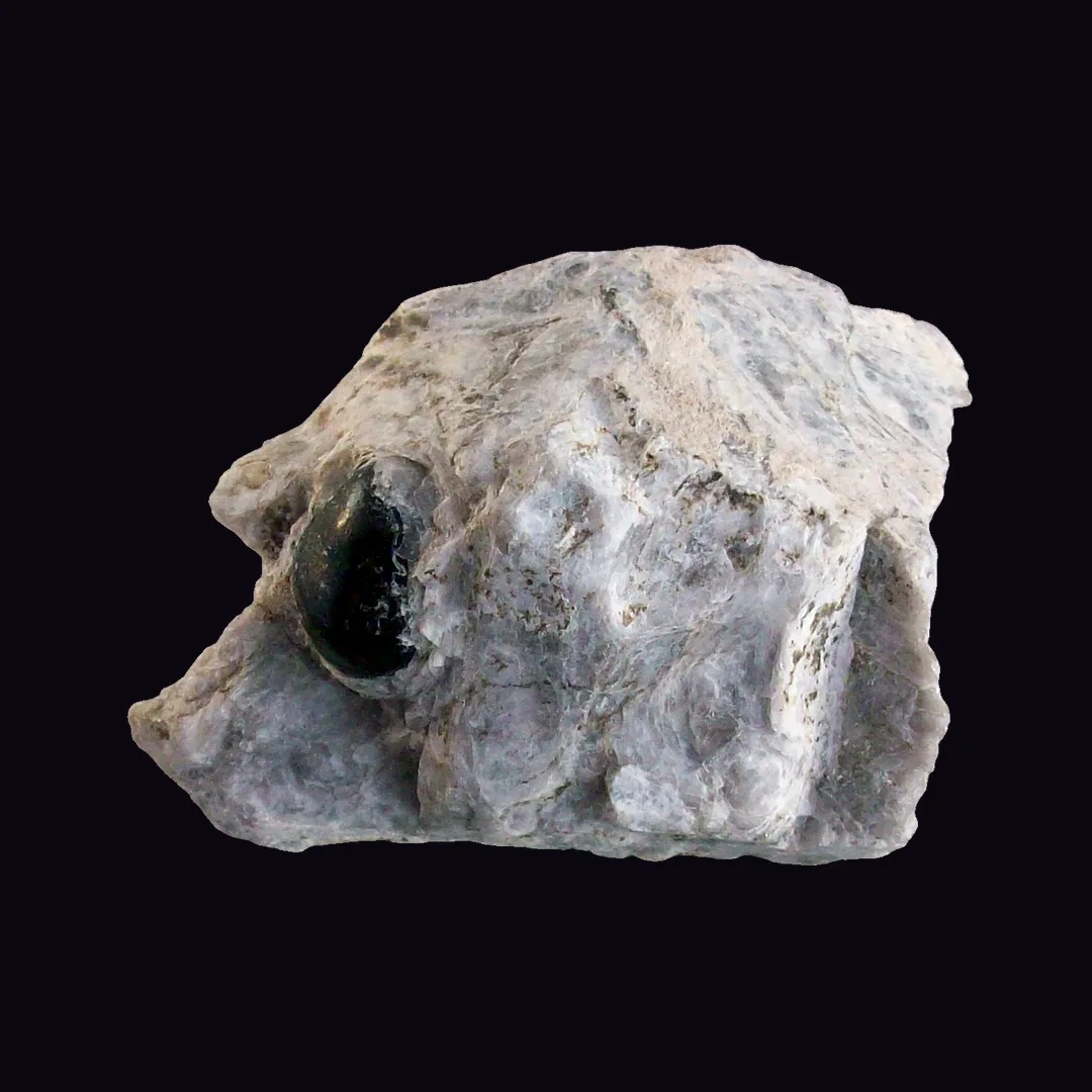Apache Tears, smoky black-brown and translucent grey-brown volcanic glass mineral specimen