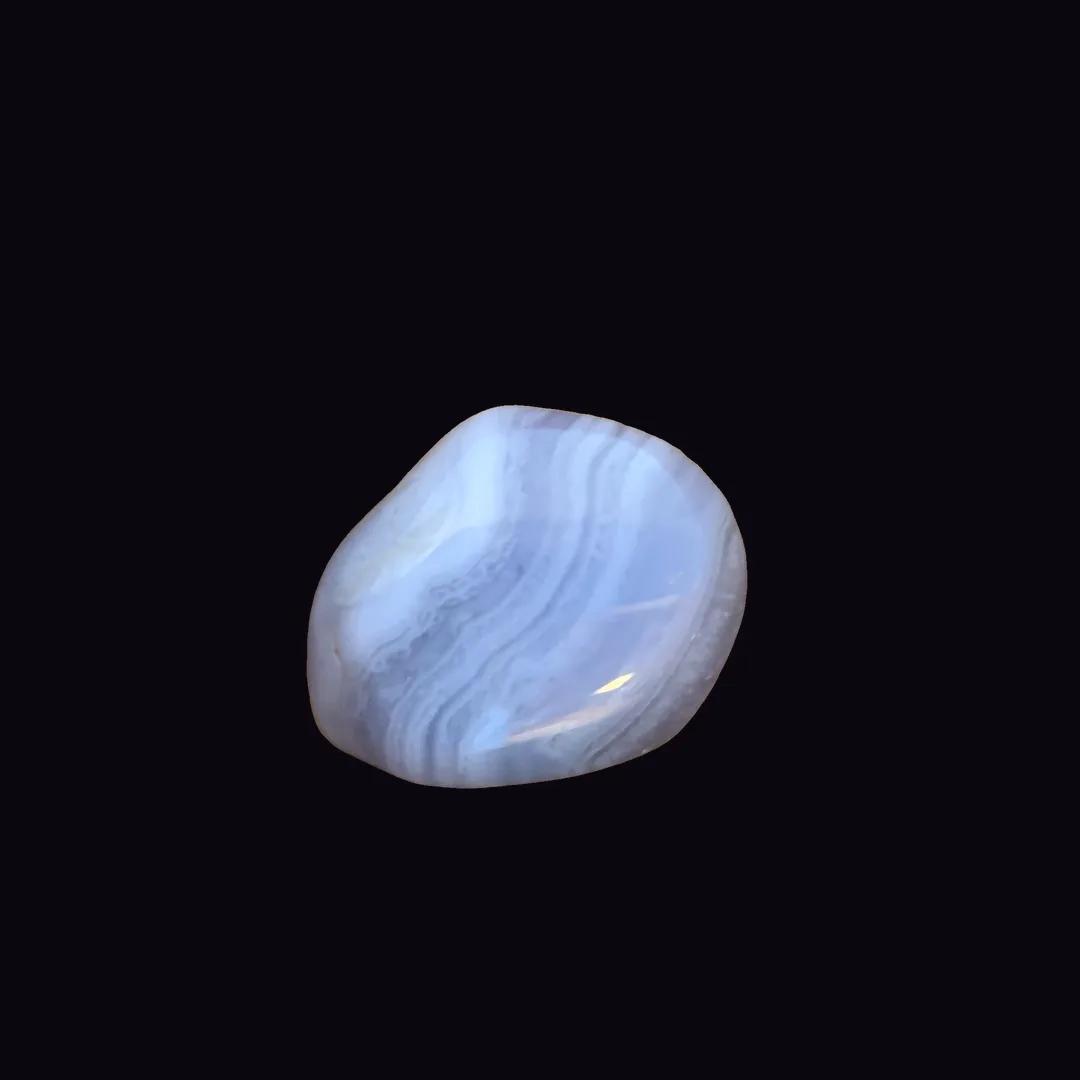 Blue Lace Agate, pale sky blue and white chalcedony mineral specimen Blue Lace Agate, pale sky blue and white chalcedony mineral specimen