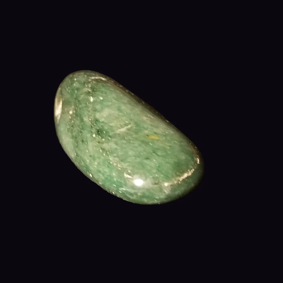 Green Aventurine, mid green and grey-green quartz mineral specimen