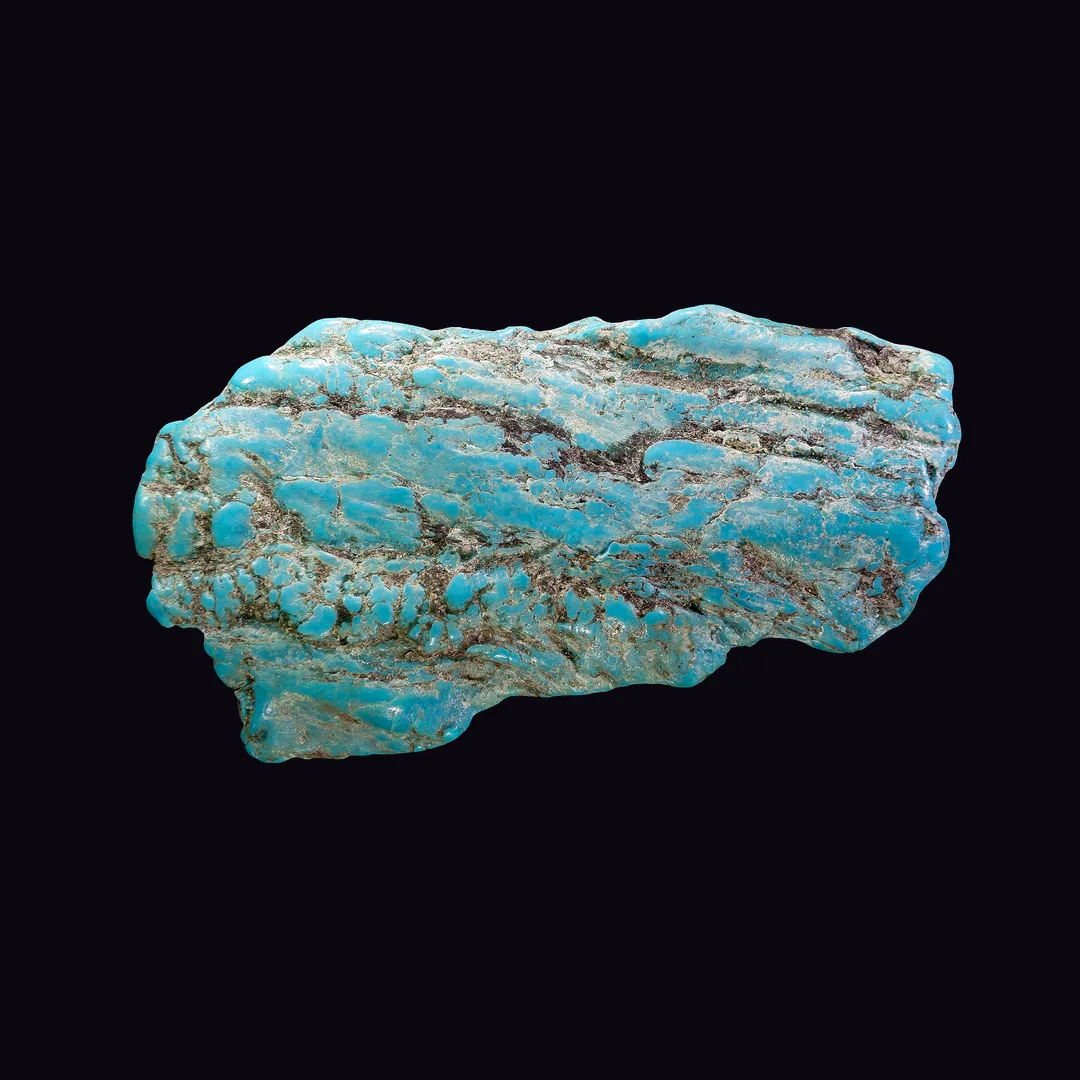 Howlite, chalk white and cream silicate mineral specimen