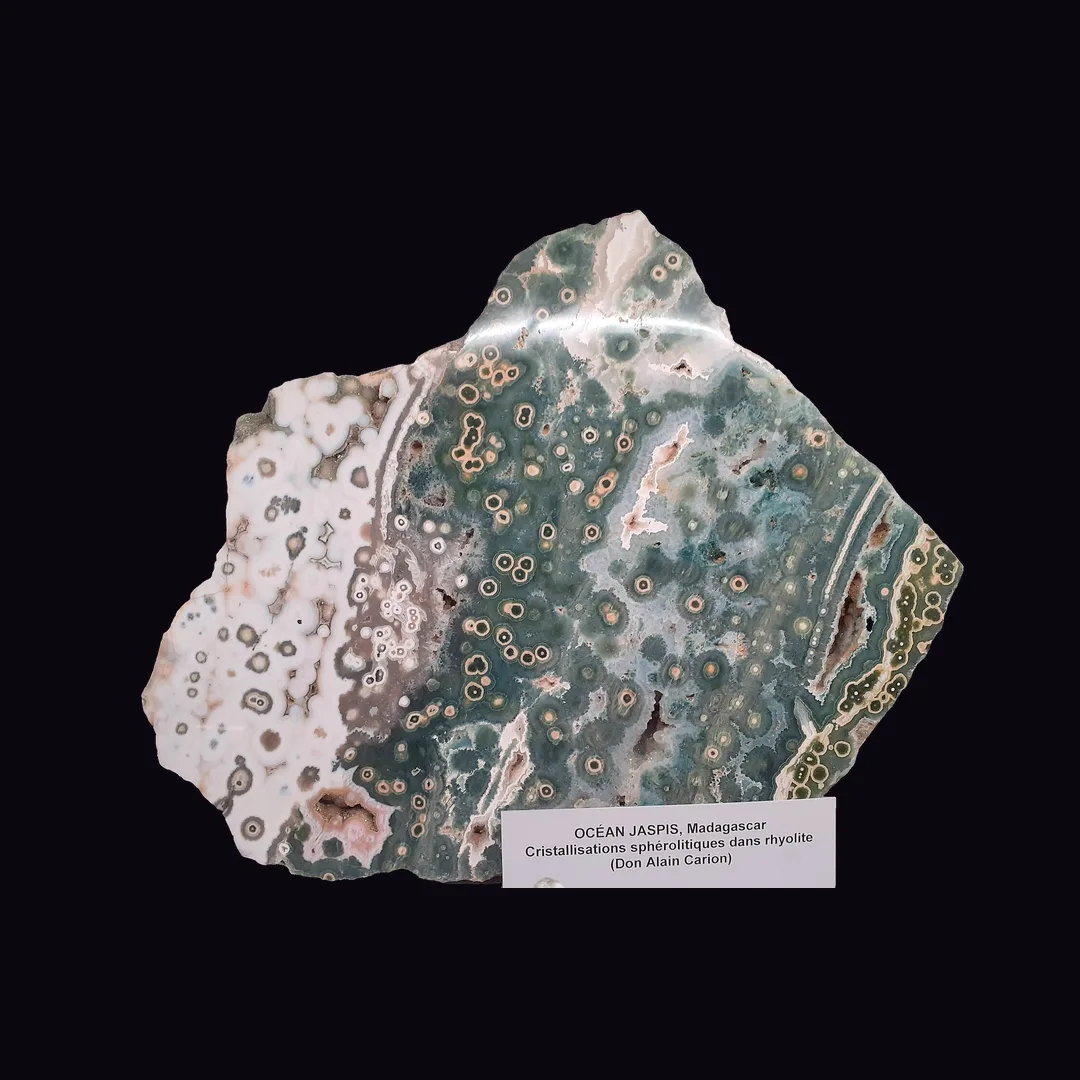 Ocean Jasper, sage green and cream chalcedony mineral specimen Ocean Jasper, sage green and cream chalcedony mineral specimen